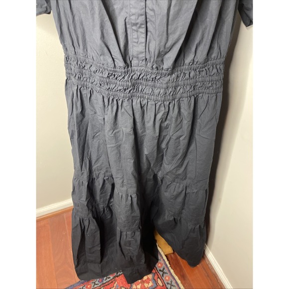 Anthropologie Womens The Somerset Maxi Dress Pullover Black‎ Plus Size 3X - Picture 9 of 11